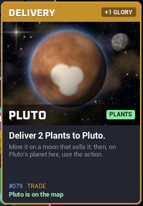 An objective card, big